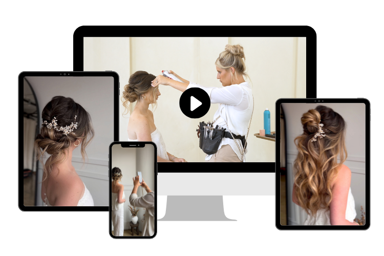 Romantic half-up & Low bun l  Rachel Riley