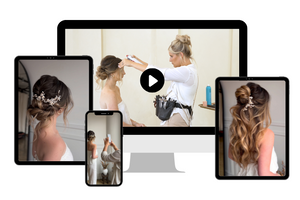 Romantic half-up & Low bun l  Rachel Riley