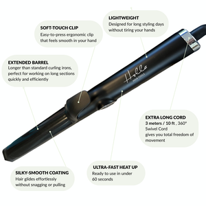 Luxe wave curling iron 1.25 in / 32 mm
