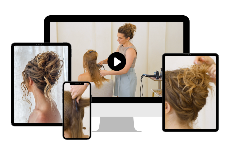 Textured Updo l Charlotte Ewertz