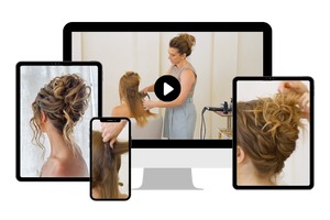 Textured Updo l Charlotte Ewertz