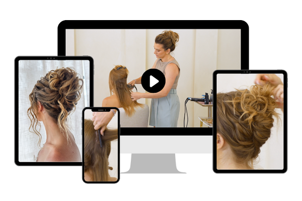 Textured Updo l Charlotte Ewertz