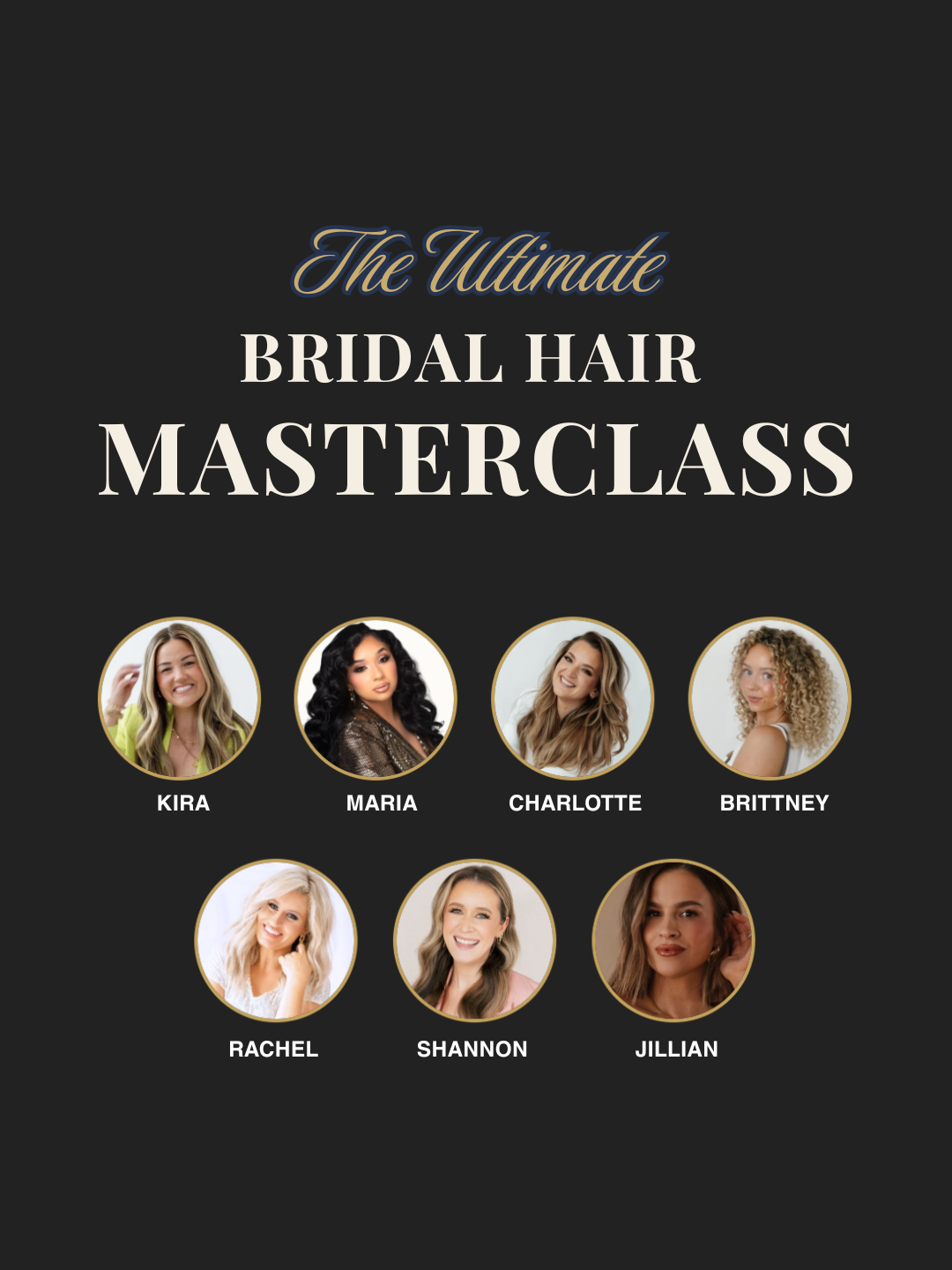 The Ultimate Bridal Hair Masterclass — seven leading bridal hairstylists