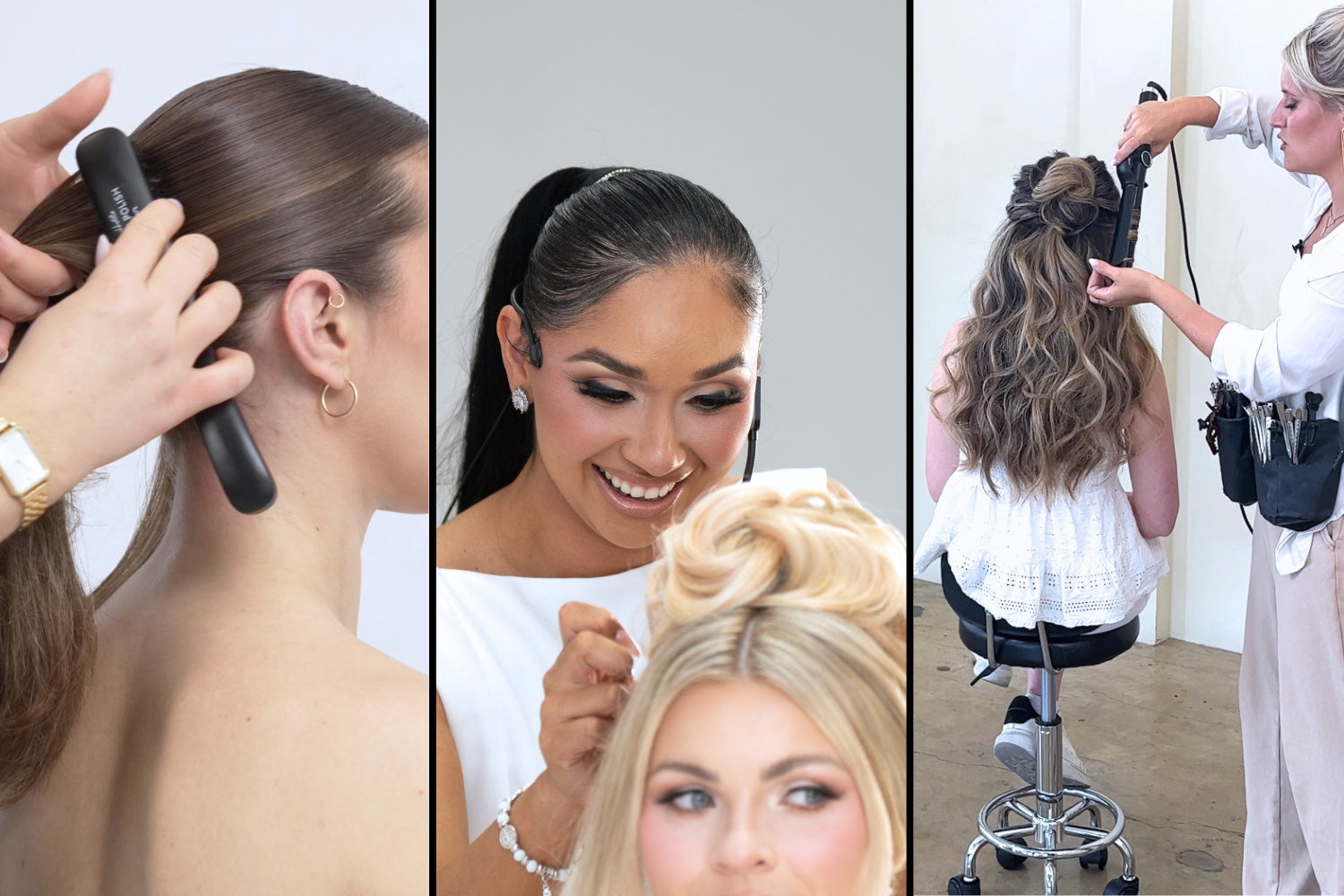 A stylist at work